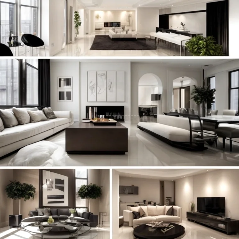 Architektonisches Design eines modernen Apartments